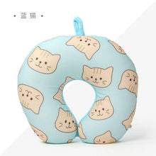 Load image into Gallery viewer, New Polar Bear And Cat U-shaped Travel Pillows For Sleeping Microbead Foam Cartoon Neck Pillow Office Airplane Soft Headrest Premium Travel Pillow Sleep with NO Neck Pain Super Soft Memory Foam Neck Pillow Easy Washing
