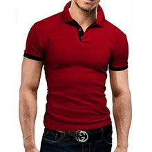 将图片加载到图库查看器，New Polo Shirt Men Summer Cool Men's Shirts Sleeve Polo Business Clothes Luxury Men Tee Shirt Polos  women's short sleeves Summer Men's T-shirt Short Sleeved Lapel Casual T-shirt for Male Half Sleeve Tops
