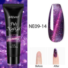 Load image into Gallery viewer, New Poly Nail Polish Gel Extension Glitter Gel Nails Manicure Design UV Reflective Diamond Shine
