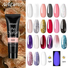 Load image into Gallery viewer, New Poly Nail Polish Gel Extension Glitter Gel Nails Manicure Design UV Reflective Diamond Shine
