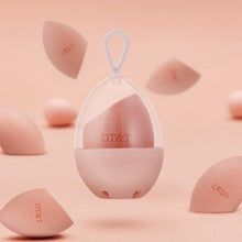 将图片加载到图库查看器，New Professional Cosmetic Puff Non-latex Makeup Sponge Face Concealer Powder Cream Wet and Dry Use Blending Sponges Set For Women's
