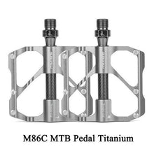 Load image into Gallery viewer, New  Road Bike Pedal Non-Slip Ultra-Light Aluminum 3 Ball Bearing Cycling Pedals Mountain Bike Pedals Pedals Aluminum Bicycle Flat Platform Pedals Lightweight Non-Slip Sealed Bearing For Road Mountain

