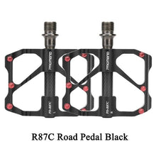 Load image into Gallery viewer, New  Road Bike Pedal Non-Slip Ultra-Light Aluminum 3 Ball Bearing Cycling Pedals Mountain Bike Pedals Pedals Aluminum Bicycle Flat Platform Pedals Lightweight Non-Slip Sealed Bearing For Road Mountain
