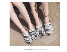 Load image into Gallery viewer, New Sandals Hole Shoes Couple Home Summer Hollow Out Mens And Womens Beach Flat Clogs Classic Mules Anti-Skid Rubber Sole Slip On Summer Arch Support Slippers
