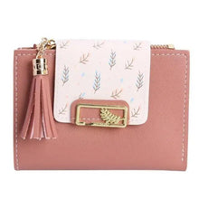 将图片加载到图库查看器，New Short PU Leather Clutch Bags Card Holder Wallet And  Small Coin Purse for Women And Girls
