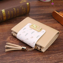 将图片加载到图库查看器，New Short PU Leather Clutch Bags Card Holder Wallet And  Small Coin Purse for Women And Girls
