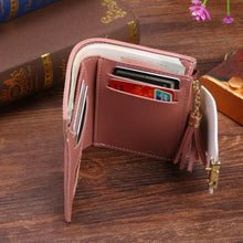 将图片加载到图库查看器，New Short PU Leather Clutch Bags Card Holder Wallet And  Small Coin Purse for Women And Girls
