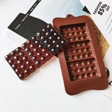 将图片加载到图库查看器，New Silicone Chocolate Mold Triangular Baking Tools Non-Stick Silicone Cake Mould Jelly Candy 3D Molds Kitchen Accessories Break Apart Chocolate Molds Silicone Deep Candy Bar Molds Silicone Shapes
