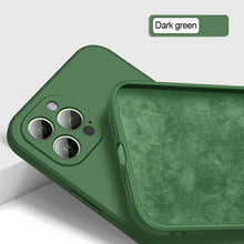 Load image into Gallery viewer, New Soft Silicone Square Phone Case For iPhone 14 13 Pro Max  Back Cover Full Body Protection Cover 13 Pro Shockproof Protective Case
