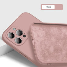 Load image into Gallery viewer, New Soft Silicone Square Phone Case For iPhone 14 13 Pro Max  Back Cover Full Body Protection Cover 13 Pro Shockproof Protective Case
