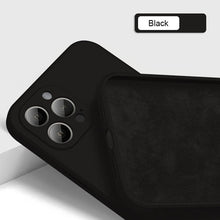 Load image into Gallery viewer, New Soft Silicone Square Phone Case For iPhone 14 13 Pro Max  Back Cover Full Body Protection Cover 13 Pro Shockproof Protective Case
