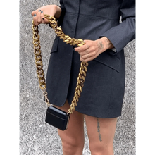 Load image into Gallery viewer, New Sparkling Thick Metal Chain Shoulder Bag Bike Wallet, Mini Bag, Coin Purse. Fashionable Women Pack Leather Crossbody Bags
