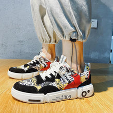 Load image into Gallery viewer, New Sports Mens Flats Sneakers Modern Design Man Running Shoes Mixed Colors Fashion Sports Black Popular Style Running Casual Walking Sneakers
