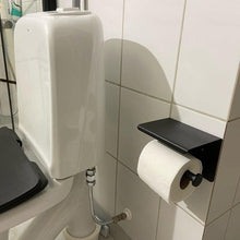 Load image into Gallery viewer, NEW Stainless Steel Toilet Paper Holder BathroomPaper Phone Holder Shelf Towel Roll shelf Accessories  Toilet Paper Holder with Phone Shelf Aluminum Bathroom Accessories Tissue Roll Dispenser Storage Rack Wall Mounted Modern Paper Towel Adapter
