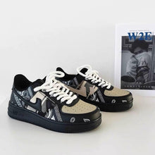 将图片加载到图库查看器，New Street Dance Mens Womens Sneakers Thick-Soled Couple Mens Fashion All-Match Running Casual Walking Sneakers Comfortable Modern Design
