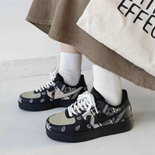 将图片加载到图库查看器，New Street Dance Mens Womens Sneakers Thick-Soled Couple Mens Fashion All-Match Running Casual Walking Sneakers Comfortable Modern Design
