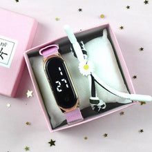 将图片加载到图库查看器，New Student Watch Fashion Woman Watch Touch Electronic Childrens Watch Rectangle Quartz Watch Ultra-Thin Sports Simple Watch Stainless Steel Wrist Watch For Men Women
