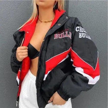 Load image into Gallery viewer, New Stunning Winter Printed Casual Loose Long Sleeve Windbreaker Jacket Trend Hooded Jacket Fashion For Women And Girls
