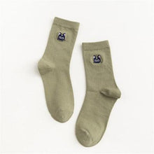 将图片加载到图库查看器，Combed Out Of Pure Cotton Socks Autumn Cute Japanese Harajuku Planet Magic Array Embroidery Long Socks Korean Style Kawaii Girls Socks For Men And Women
