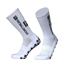 将图片加载到图库查看器，Unisex Cycling Socks Football Socks Round Silicone Suction Cup Grip Anti Slip Soccer Socks Sports Baseball Rugby Socks For Men And Women

