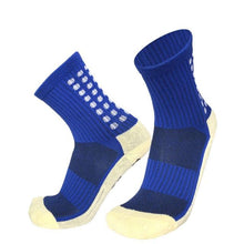 将图片加载到图库查看器，Unisex Cycling Socks Football Socks Round Silicone Suction Cup Grip Anti Slip Soccer Socks Sports Baseball Rugby Socks For Men And Women
