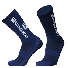 将图片加载到图库查看器，Unisex Cycling Socks Football Socks Round Silicone Suction Cup Grip Anti Slip Soccer Socks Sports Baseball Rugby Socks For Men And Women
