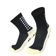将图片加载到图库查看器，Unisex Cycling Socks Football Socks Round Silicone Suction Cup Grip Anti Slip Soccer Socks Sports Baseball Rugby Socks For Men And Women
