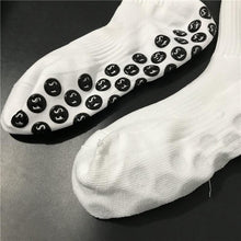 将图片加载到图库查看器，Unisex Cycling Socks Football Socks Round Silicone Suction Cup Grip Anti Slip Soccer Socks Sports Baseball Rugby Socks For Men And Women
