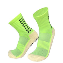 将图片加载到图库查看器，Unisex Cycling Socks Football Socks Round Silicone Suction Cup Grip Anti Slip Soccer Socks Sports Baseball Rugby Socks For Men And Women
