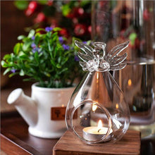Load image into Gallery viewer, Round Hollow Glass Candle  Tea light Holder Candlestick Home Decorations for Dinner Table Wedding Candle Holder Wedding Candlestick Fine Transparent Crystal Glass Candlestick Dining Home Decor

