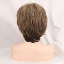 Load image into Gallery viewer, New Style Women Synthetic Mixed Blonde Brown Short Wigs Natural Hair Wigs Heat Resistant Hair Wig for Women Bob Wigs For Black Women Gifts For Black Women
