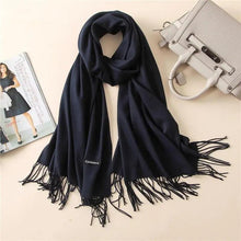 Load image into Gallery viewer, New Stylish Winter Scarf For Ladies Shawls And Wraps Neck Scarves Women Female Stoles Casual Wear Pashmina Scarf and Shawl Soft Women Pashminas
