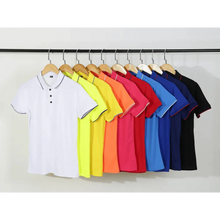 Load image into Gallery viewer, New Summer High-End Modern Custom Breathable Polo Shirt For Men And Women Cool Printing Casual Business Style Top Simple Solid Color Unique Polo Shirts for Men Women Unisex Summer Polo Shirts
