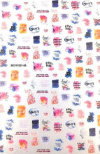 将图片加载到图库查看器，New Super Thin Self-Adhesive  Letter 3d Nail Decal Stickers Manicure Nail Art Decoration Accessories Holographic Old English Character Nail Self-Adhesive Sticker English Font Design Manicure Design Water Sliders Decorations Accessories
