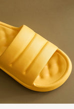 将图片加载到图库查看器，New Thicker EVA Sofa Slides Sole Soft Indoor Slippers Men Women Anti-Slip Sandals Summer Bathroom Platform Shoes Open Toe Soft Slippers Thick Lightweight Non-Slip Shower Bath Cloud Slides Pool Gym House Sandals
