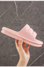 将图片加载到图库查看器，New Thicker EVA Sofa Slides Sole Soft Indoor Slippers Men Women Anti-Slip Sandals Summer Bathroom Platform Shoes Open Toe Soft Slippers Thick Lightweight Non-Slip Shower Bath Cloud Slides Pool Gym House Sandals
