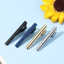 Load image into Gallery viewer, New Tie Clips Men's Metal Necktie Bar Simple Metal Tie Clips Bar Clips for Men Skinny Tie Bar Clasp Best Gift Business Wedding Daily Dress Suit Accessories Shirts Tie Clip CeremonyTie Clip Man Accessories
