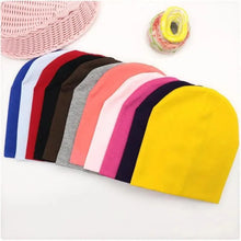 Load image into Gallery viewer, New Trendy  Baby Street Dance Hip Hat Cotton Spring Autumn Toddler Cap Scarf For Boys Girls Winter Warm Solid Color Children Hat Men's Winter Hat Warm Orange Yellow Red Blue Black Knitted Casual Hat

