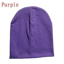 Load image into Gallery viewer, New Trendy  Baby Street Dance Hip Hat Cotton Spring Autumn Toddler Cap Scarf For Boys Girls Winter Warm Solid Color Children Hat Men's Winter Hat Warm Orange Yellow Red Blue Black Knitted Casual Hat
