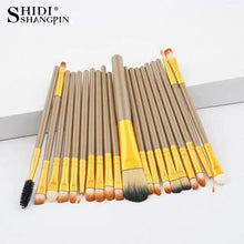 Load image into Gallery viewer, New Trendy Makeup Brushes Sets For Foundation Powder Blush Eyeshadow Concealer Lip Eye Make Up Brush Cosmetics Beauty Tool
