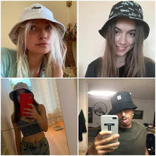 Load image into Gallery viewer, New Trendy Summer Bucket Hats For Women Men's Panama Hat Double-sided Panama Sun Fishing Hat Fisherman Cap for Boys/Girls
