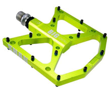 Load image into Gallery viewer, New Ultralight Bicycle Pedals Part Anti-Slip Aluminum Body Road Flat Foot Cycling Sealed 3 Bearing Mountain Bike Pedal Mountain Bike Pedals, Ultra Strong  Machined Bicycle Flat Alloy Pedals Non-Slip
