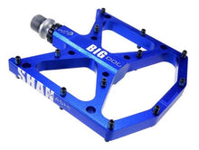 Load image into Gallery viewer, New Ultralight Bicycle Pedals Part Anti-Slip Aluminum Body Road Flat Foot Cycling Sealed 3 Bearing Mountain Bike Pedal Mountain Bike Pedals, Ultra Strong  Machined Bicycle Flat Alloy Pedals Non-Slip
