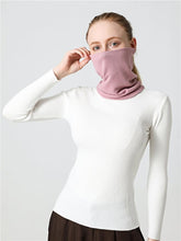 Load image into Gallery viewer, New Unisex Solid Ring Scarf Luxury Neckerchief Children's Outdoor Ski Face Mask Winter Warm Snood Cotton Men Women Echarpe Outdoor Seamless Face Mask Tube Bandana Homotropy for Dust Fishing Yoga Motorcycling Festivals Sports
