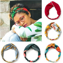 将图片加载到图库查看器，New Versatile Design Fashion Women's Summer Style Headbands For Girl Cross Turban Bandanas Hairbands Hair Accessories
