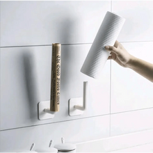 Load image into Gallery viewer, New Vigorous 1Pc Kitchen Self-adhesive Accessories Under Cabinet Paper Roll Rack Towel Holder Tissue Hanger Storage Rack for Bathroom Toilet
