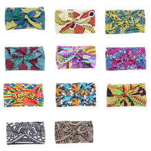 Load image into Gallery viewer, New Vintage African Print Stretch Bandana Head Wrap Long Scarf satin Floral Women Party Turban Headwear Cap Hair Accessories
