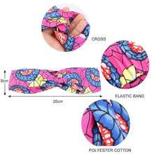 Load image into Gallery viewer, New Vintage African Print Stretch Bandana Head Wrap Long Scarf satin Floral Women Party Turban Headwear Cap Hair Accessories
