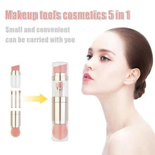 Load image into Gallery viewer, New Vintage Style 4 In 1 Makeup Brushes For Foundation, Eyebrow Shadow, Eyeliner Blush Powder, Brush Cosmetic And Concealer Professional Makeup Brush
