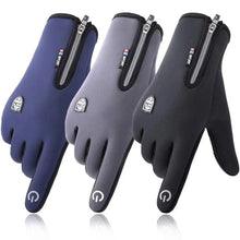 将图片加载到图库查看器，New Warm Winter Fishing Gloves For Winter Waterproof Windproof Breathable Full Finger Non Slip Outdoor Fishing  Gloves Winter Touch Screen Running Gloves Thin Thermal Gloves Cycling Gloves
